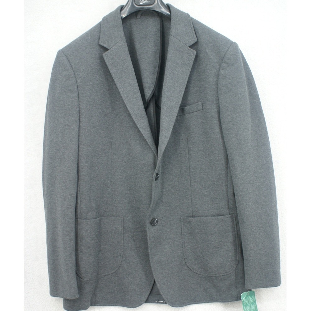 Artefact Mens Dark Grey Cotton Blend Stretch Jersey Blazer Casual NWT MK30004